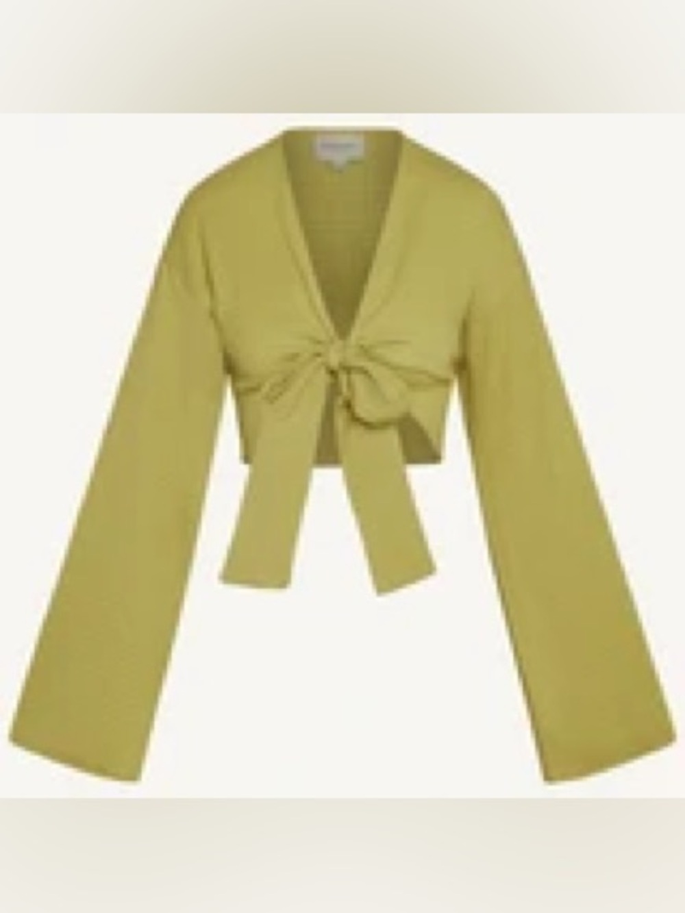 veiled collection wrap cardigan top